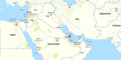Katar kaart wêreld atlas